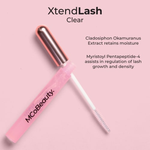 MCoBeauty XtendLash Mascara Helps Regulate Lash Growth + Density Water Resistant - Clear Perspective: right