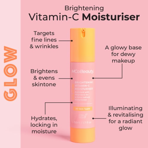 MCoBeauty Glow Brightening Vitamin-C Moisturizer For All Skin Types Perspective: right