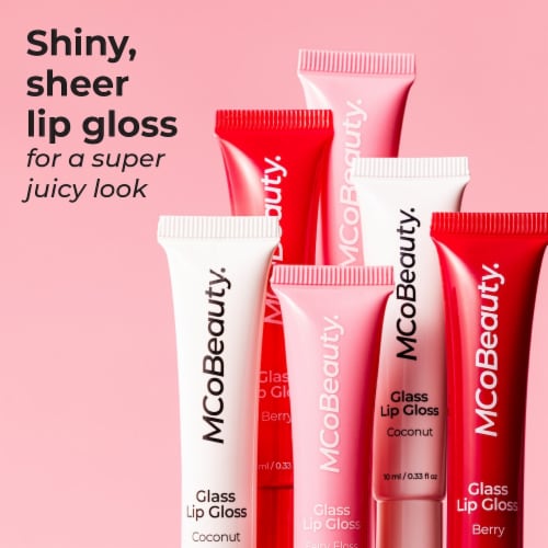 MCoBeauty® Glass LIp Gloss - Coconut Perspective: right