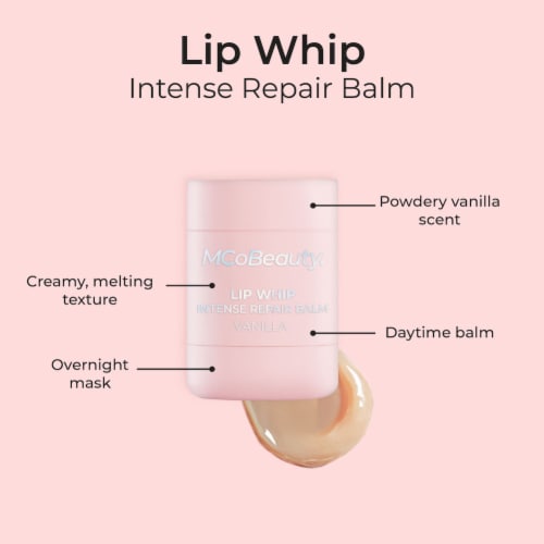 MCoBeauty Lip Whip Intense Repair Balm - Vanilla Perspective: right