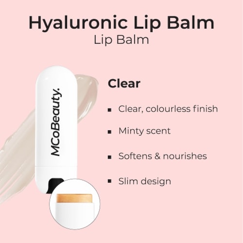 MCoBeauty Hyaluronic Lip Balm - Clear Perspective: right