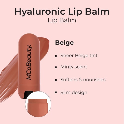 MCoBeauty Hyaluronic Lip Balm - Beige Perspective: right