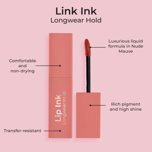 MCoBeauty Lip Ink Longwear Hold - Nude Mauve Perspective: right