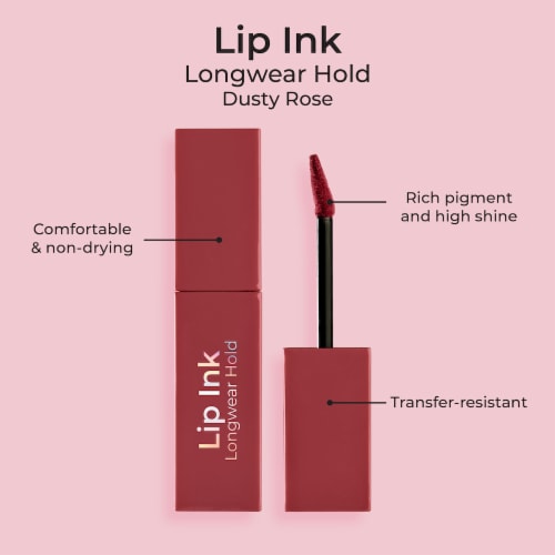 MCoBeauty Lip Ink Longwear Hold - Dusty Rose Perspective: right