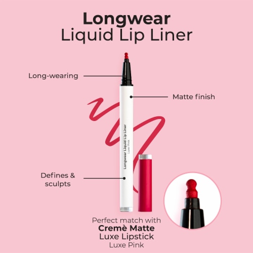 MCoBeauty Longwear Liquid Lip Liner - Luxe Pink Perspective: right