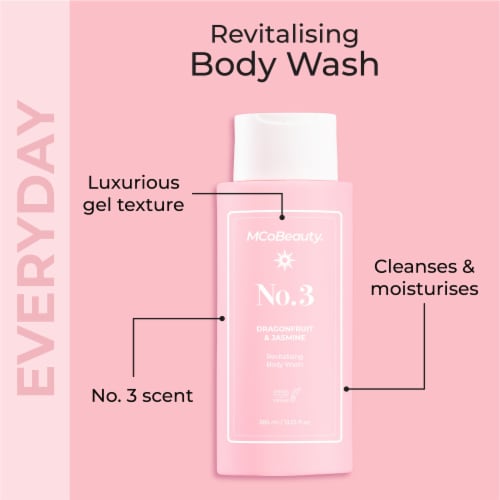 MCoBeauty Everyday No. 3 Body Wash Cream-Gel - Dragonfruit & Jasmine Perspective: right