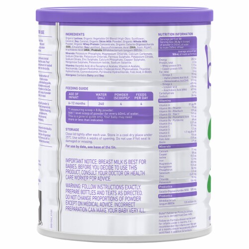 Bubs Organic® Grass Fed Stage 2 Infant Formula, 28.2 oz - Kroger
