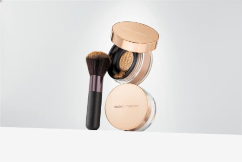 Nude by Nature Radiant Loose Powder Foundation - N7 Warm Nude Perspective: right