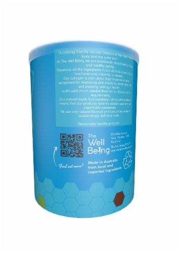 The WellBeing Responsibly Healthy Collagen Powder, Vanilla, 12.85 oz Perspective: right