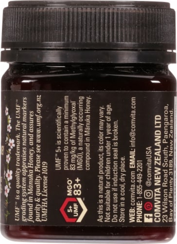 Comvita™ Certified UMF 5+ MGO 83+ Manuka Honey Perspective: right