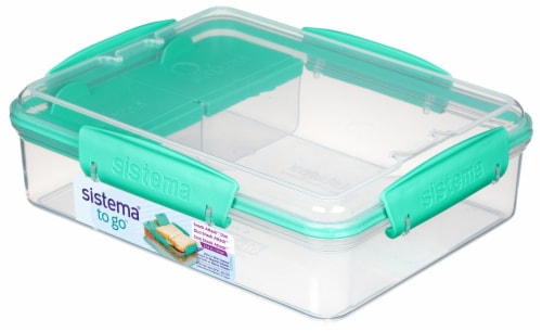 Sistema® To Go™ Snack Attack™ Duo Food Container Perspective: right