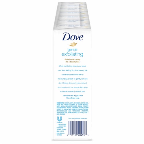 Dove Gentle Exfoliating Beauty Bar for Soft & Smooth Skin Perspective: right