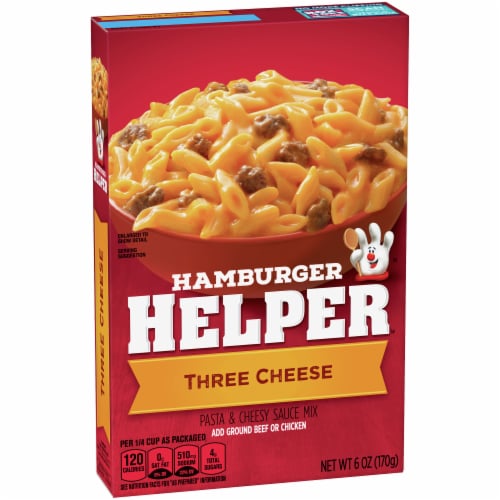 Hamburger Helper Three Cheese Case Sale Perspective: right