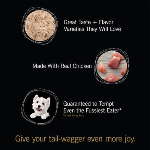 Cesar® Simply Crafted™ Chicken Flavored Adult Wet Dog Food Perspective: right