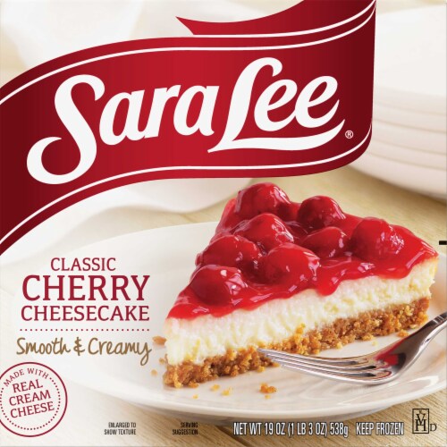Sara Lee Cherry Cheesecake, 19 Ounce -- 12 per case Perspective: right