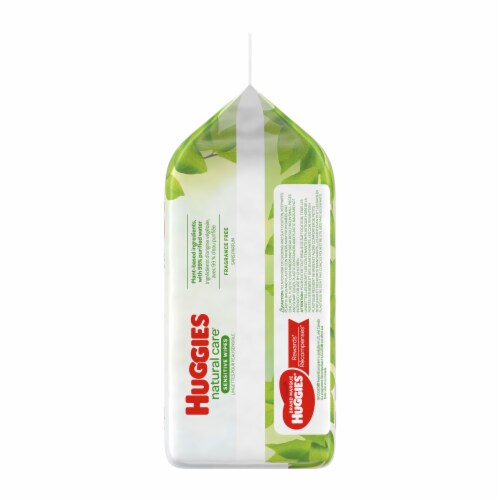 Huggies Natural Care® Sensitive Baby Wipes Refill Pack Perspective: right