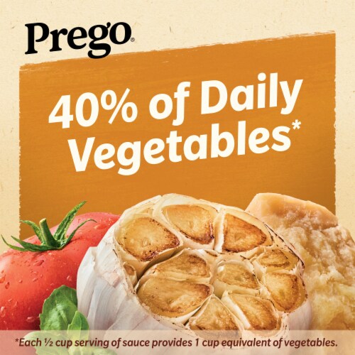 Prego Roasted Garlic Parmesan Italian Sauce Case Sale Perspective: right