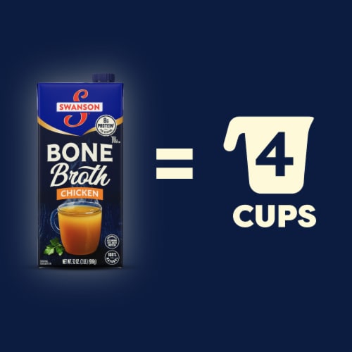 Swanson® Chicken Bone Broth Case Perspective: right