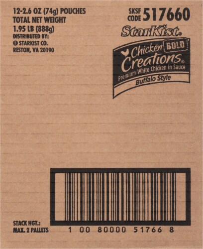 StarKist Chicken Creations Bold Buffalo Style Chicken Pouch Case Perspective: right