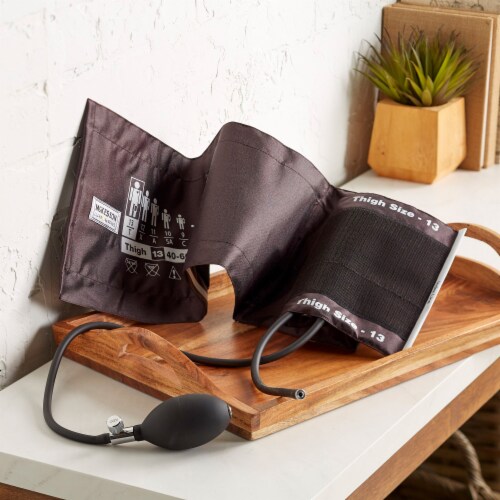 McKesson LUMEON Thigh Cuff Leg Reusable Blood Pressure Cuff and Bulb 1 per Box Perspective: right