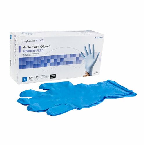 McKesson Nitrile Exam Glove - 100 per Box Perspective: right