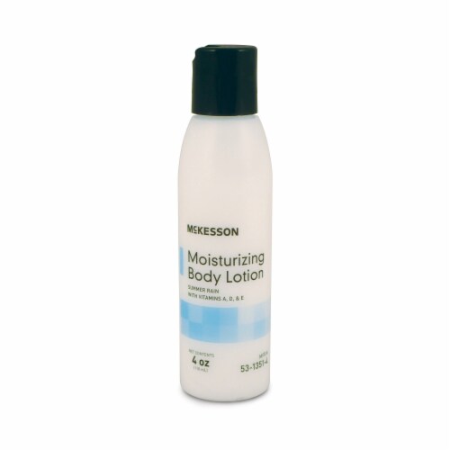 McKesson Summer Rain Scent Hand and Body Moisturizer Lotion 4 oz. Bottle 53-1351-4 48 Ct Perspective: right