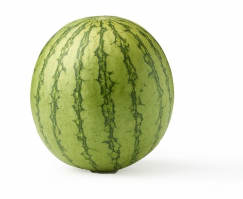Organic Mini Seedless Whole Watermelon Perspective: top