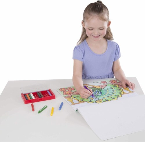 Melissa & Doug® Jumbo Animal Coloring Pad Perspective: top