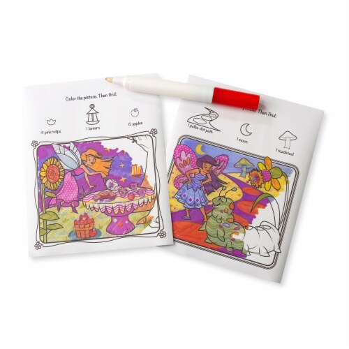 Melissa & Doug® ColorBlast!® On-The-Go Fairy Themed Pictures & No Mess Marker Perspective: top