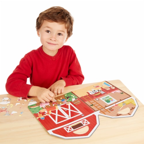 Melissa And Doug Farm Puffy Sticker Play Set 52 pc Smith s Food and Drug