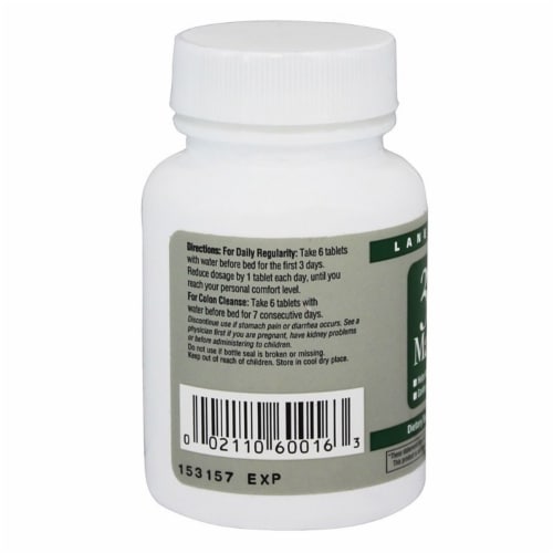 Lane Labs 3A Magnesia, 100 Tablets Perspective: top