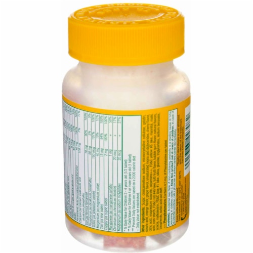 Rugby Cerovite Jr. Children's Vitamin & Mineral Supplement Chewable Tablets, 60 Ct Perspective: top