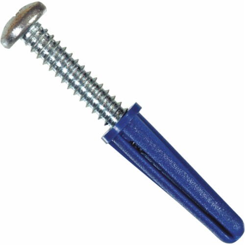 Hillman Size 8 Plastic Drywall Anchor Set Perspective: top