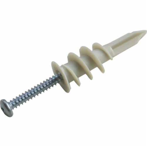 Hillman #8 Nylon Wallboard Anchors Perspective: top