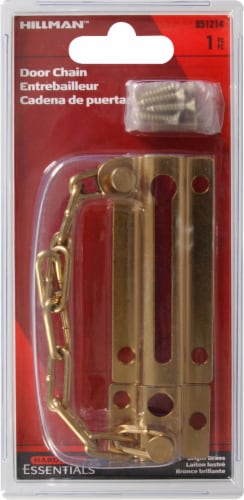 Hillman Door Chain - Brass Perspective: top