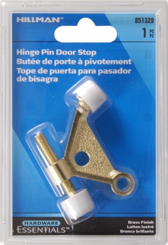 Hillman Hinge Pin Door Stop - Brass Perspective: top