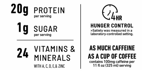 SlimFast High Protein + Energy Rich Chocolate Meal Replacement Shake, Ready to Drink, 4 Ct Perspective: top