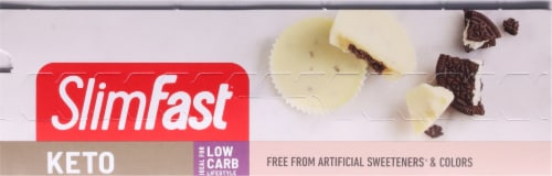 SlimFast® Keto Fat Bomb™ Cookies & Creme Snack Cups Stuffed Perspective: top