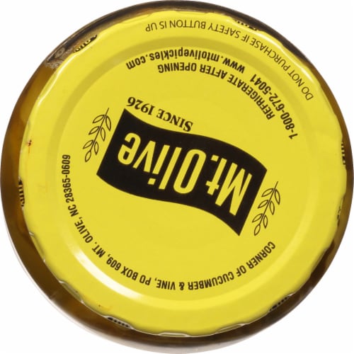 Mt. Olive No Sugar Added Bread & Butter Pickle Chips Perspective: top