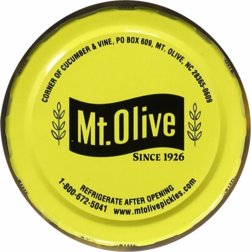 Mt. Olive Petite Snack Crunchers Buffalo Kosher Dill Pickles with Sea Salt Perspective: top