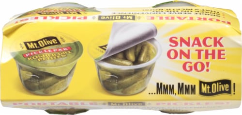 Mt. Olive Pickle Pak™ Kosher Dill Petites Portable Pickles Perspective: top