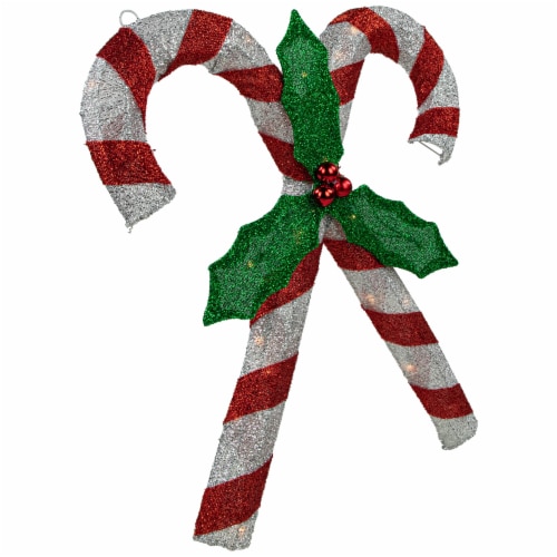 Lighted christmas candy canes store