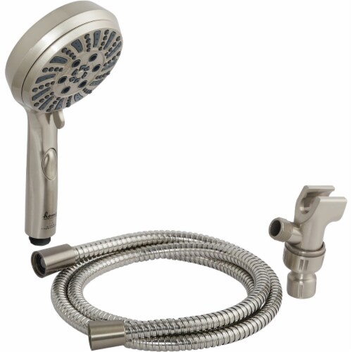 Home Impressions 6Spray 1.8 GPM Handheld Shower Head, Brushed Nickel