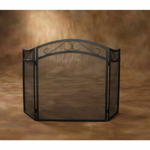 Home Impressions 3-Panel Fireplace Screen FS01 Perspective: top