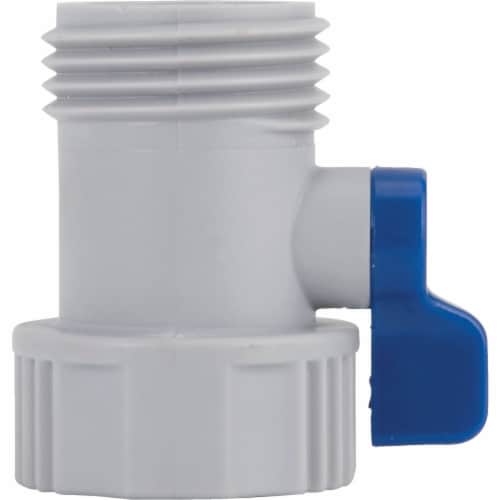 Best Garden Poly Single Hose Shutoff Valve 55055 Perspective: top