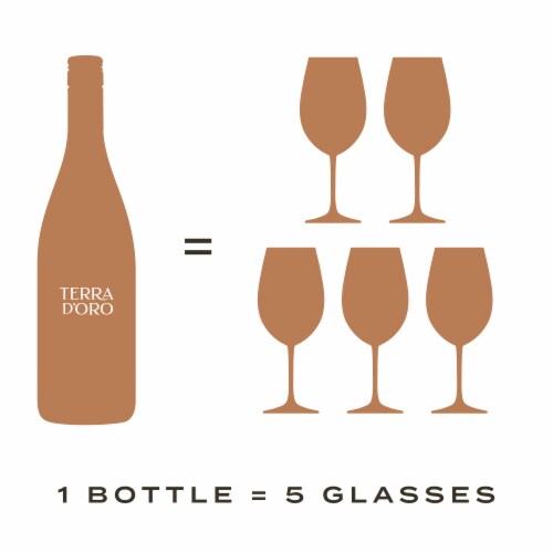 Terra D'Oro Chenin Blanc Viognier California White Wine 750 ml Perspective: top