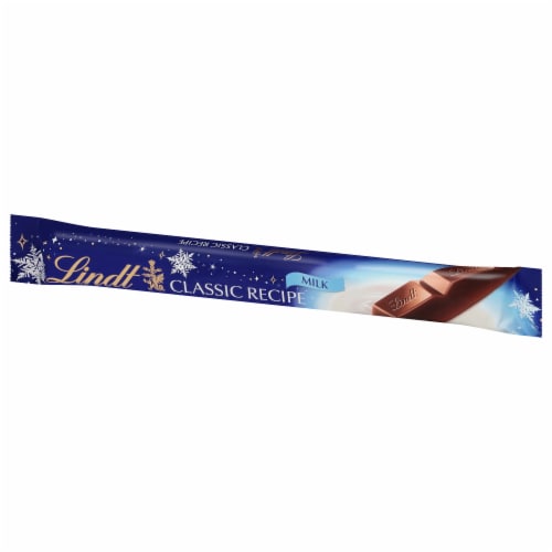 Lindt CLASSIC RECIPE Holiday Milk Chocolate Candy Stick Perspective: top