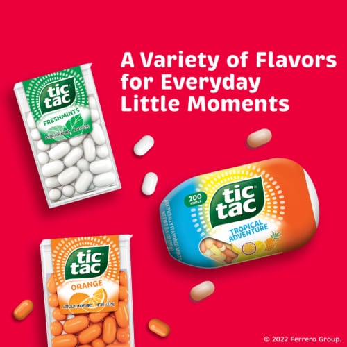Tic Tac® Strawberry & Cream Mints Perspective: top