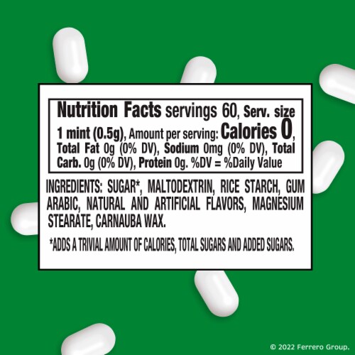 Tic Tac Freshmints Breath Mints Perspective: top
