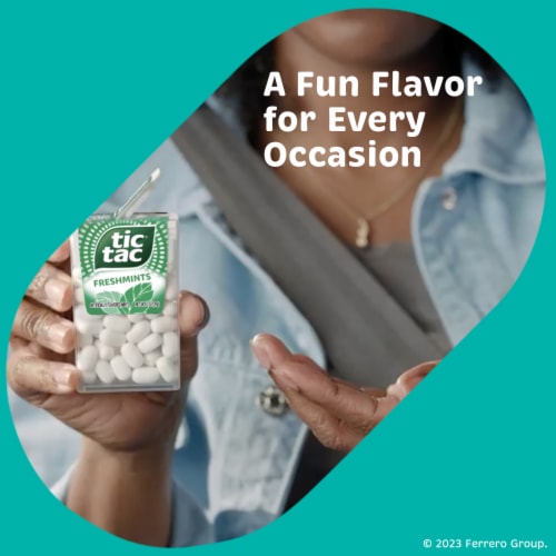 Tic Tac Wintergreen Flavored Mints Perspective: top